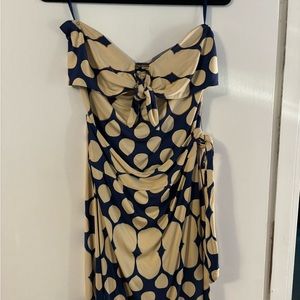 Vintage Diane von Furstenberg Strapless